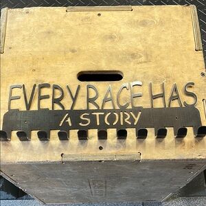 Black Metal Medal Holder